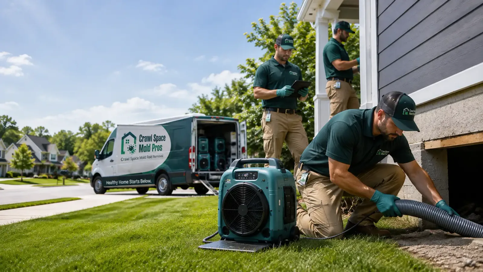 Crawl Space Mold Removal in Plano, IL